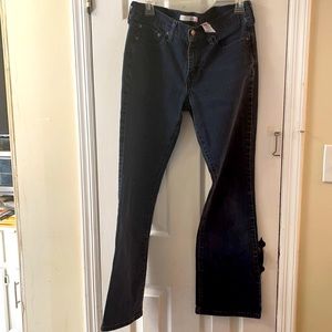 Levi’s 515 classic denim blue jeans.